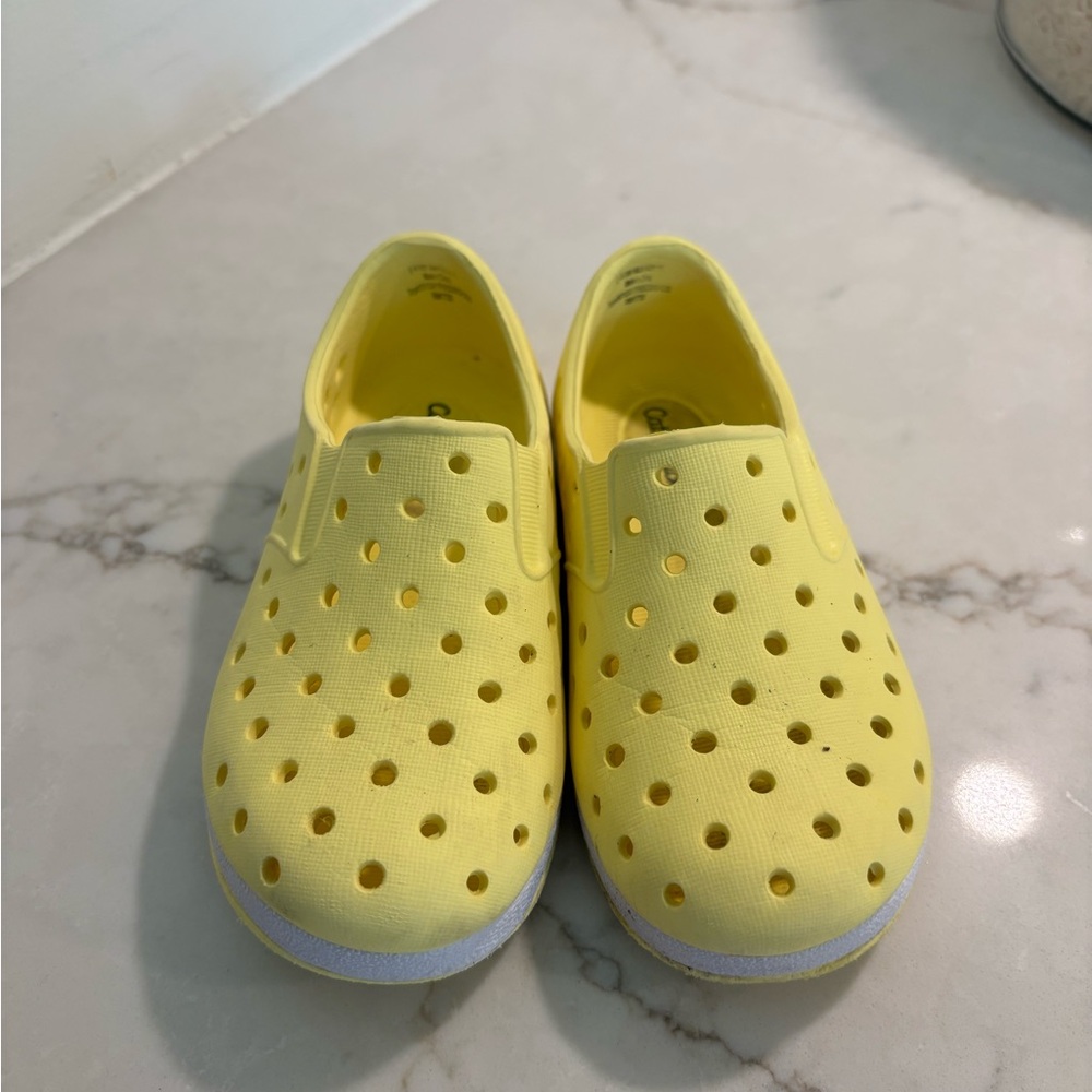 Cat & Jack Bright Yellow Kids Water Shoes